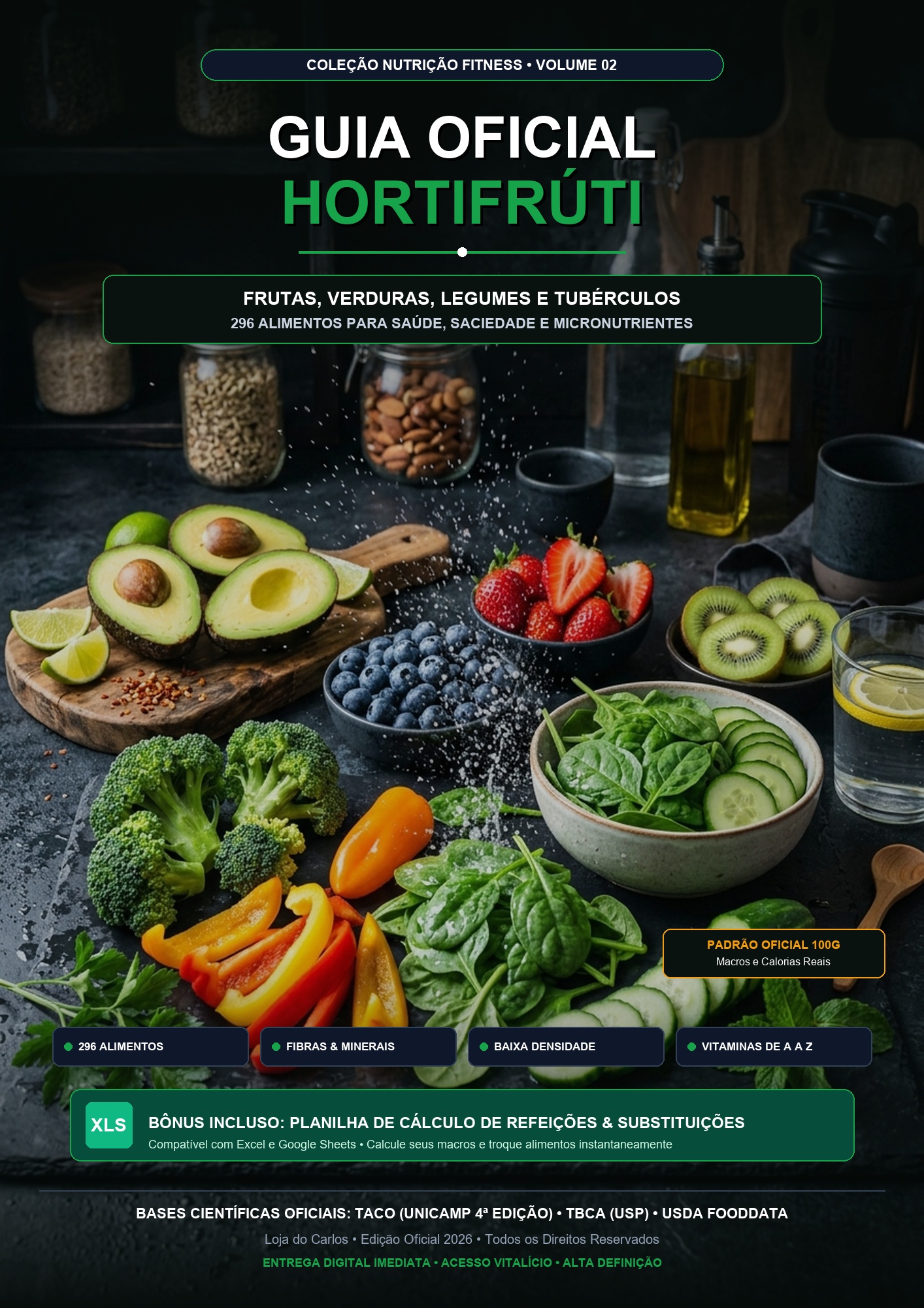 Guia Oficial dos Alimentos: Hortifrúti, Frutas, Verduras & Legumes (Vol. 02)